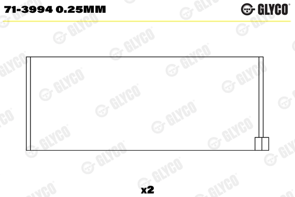 Шатунный подшипник WILMINK GROUP WG1093761