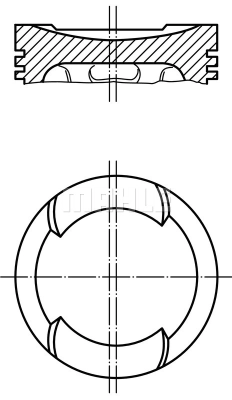 Поршень WILMINK GROUP WG1104469
