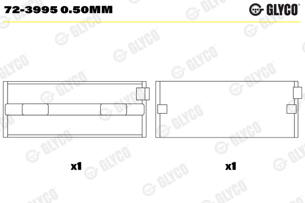 Подшипник коленвала WILMINK GROUP WG1145236