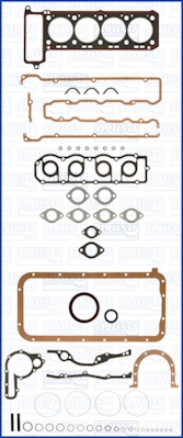 Комплект прокладок двигатель WILMINK GROUP WG1164366