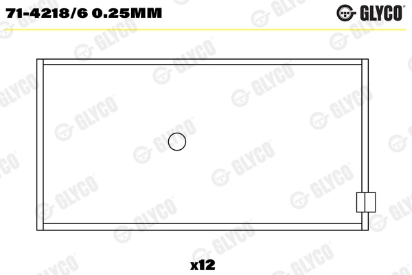 Комплект вкладышей WILMINK GROUP WG1185605