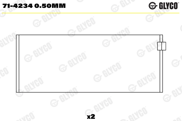 Шатунный подшипник WILMINK GROUP WG1185623
