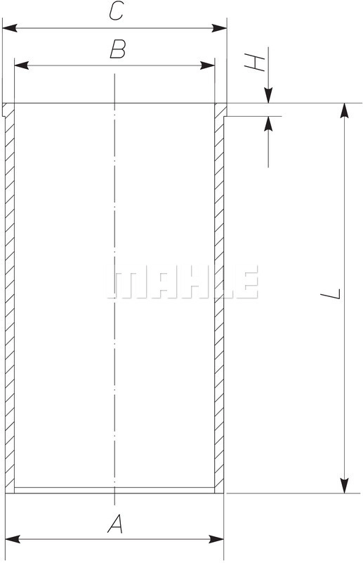Гильза цилиндра WILMINK GROUP WG1787859