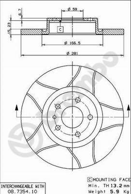 Тормозной диск ap xtreme line AP X 15368