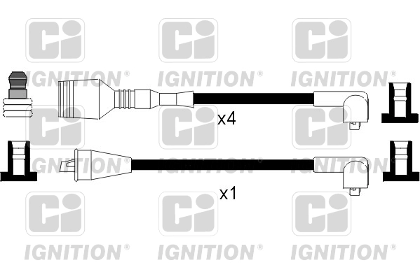 Комплект проводов зажигания ci QUINTON HAZELL XC175