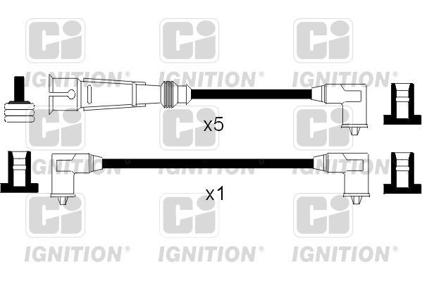 Комплект проводов зажигания ci QUINTON HAZELL XC939