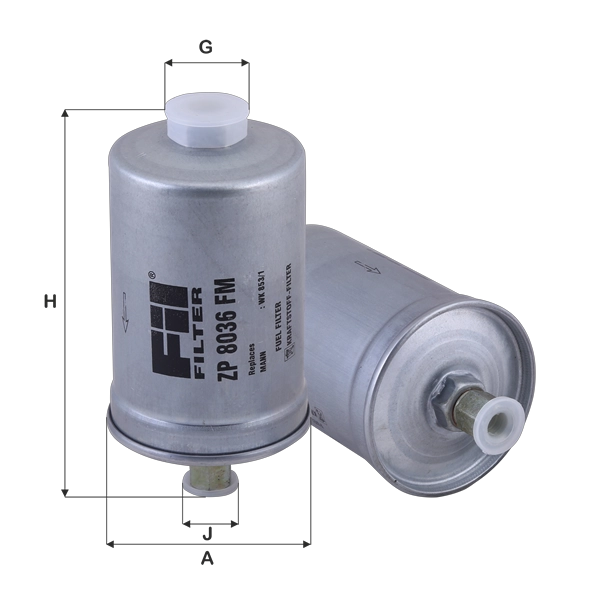 Топливный фильтр FIL FILTER ZP 8036 FM