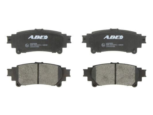 Комплект тормозных колодок дисковый тормоз ABE C22042ABE
