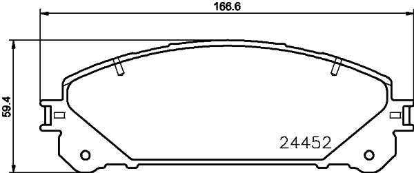 Комплект тормозных колодок дисковый тормоз HELLA/BEHR/PAGID 8DB 355 015-461