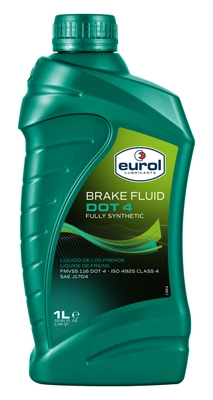 Тормозная жидкость eurol brake fluid dot 4 EUROL E801400-1L