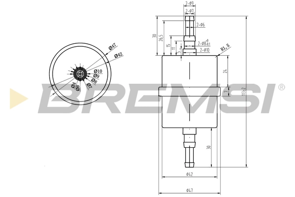 Топливный фильтр BREMSI FE0035