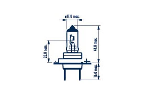 Лампа накаливания фара дальнего света range power 150 NARVA 480712100