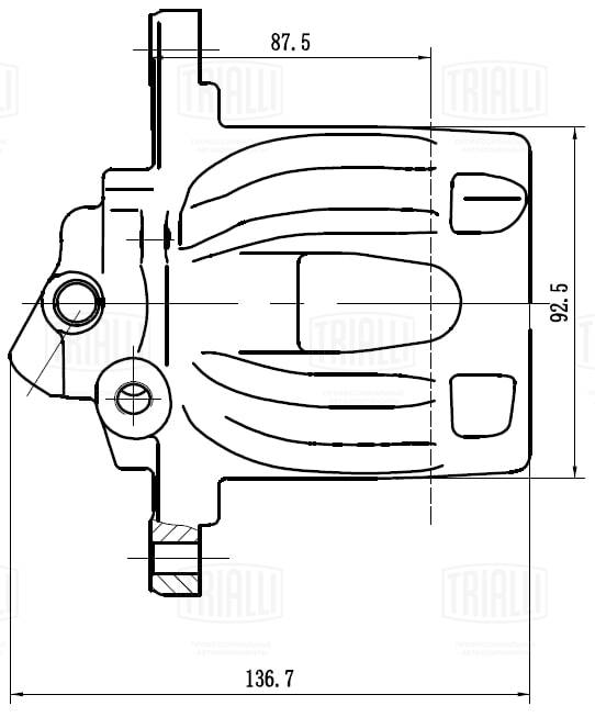 Тормозной суппорт TRIALLI CF 032006