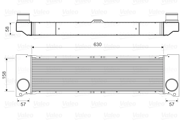 Интеркулер VALEO 818356
