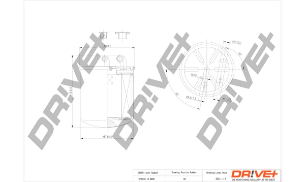 Топливный фильтр DR!VE+ DP1110.13.0056