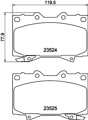 Комплект тормозных колодок дисковый тормоз strong ceramic NISSHINBO NP1018SC