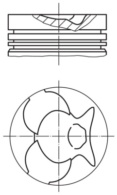 Поршень MAHLE/KNECHT 002 49 02