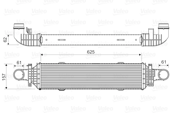 Интеркулер VALEO 818631
