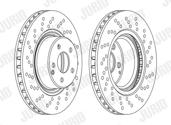 Тормозной диск JURID 562101JC-1