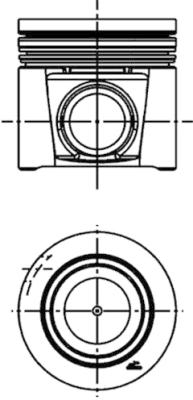 Поршень KOLBENSCHMIDT 41707620