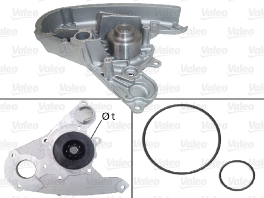 Водяной насос охлаждение двигателя VALEO 506864