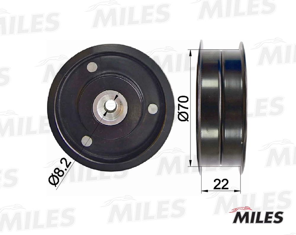 Паразитный / ведущий ролик поликлиновой ремень MILES AG03031