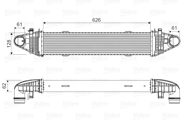 Интеркулер VALEO 818616