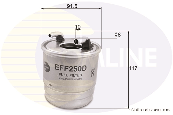 Топливный фильтр COMLINE EFF250D