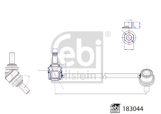 Тяга / стойка стабилизатор FEBI BILSTEIN 183044