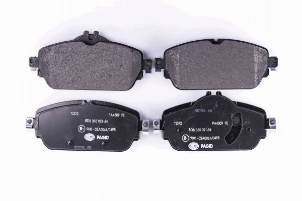 Комплект тормозных колодок дисковый тормоз HELLA/BEHR/PAGID 8DB 355 021-541