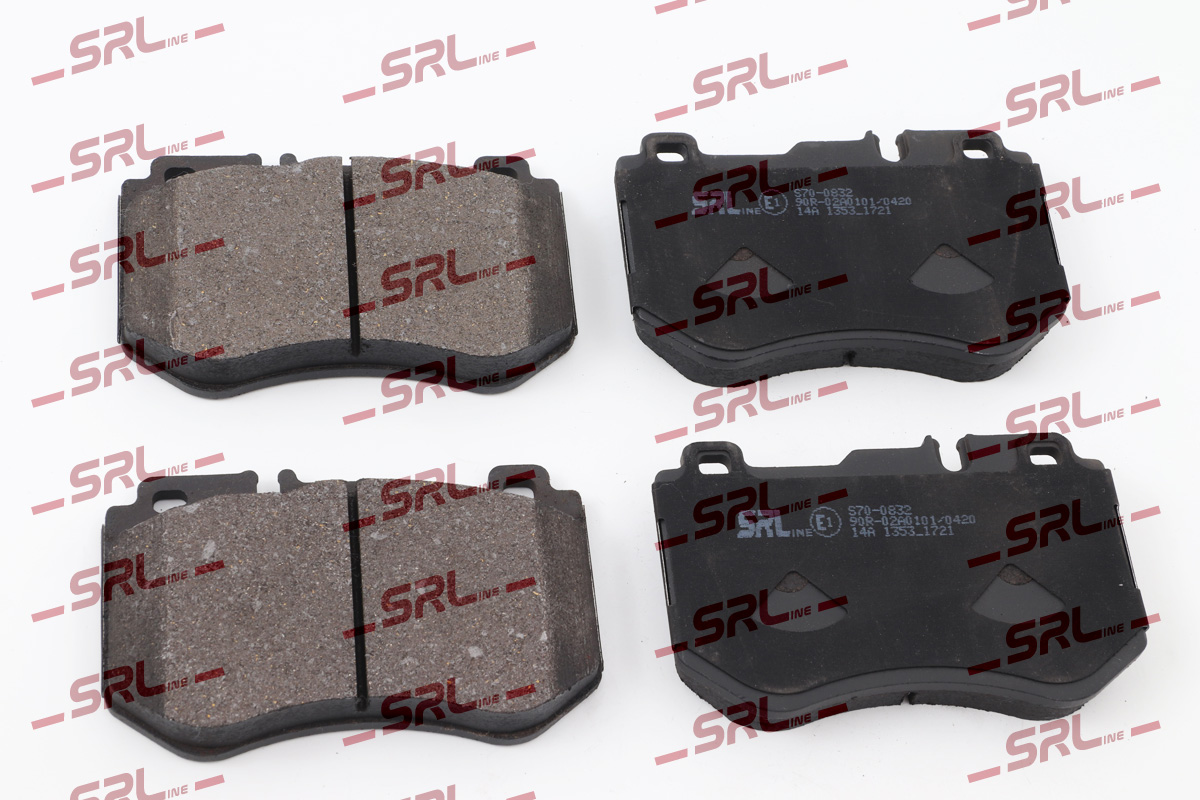 Комплект тормозных колодок дисковый тормоз SRLINE S70-0832