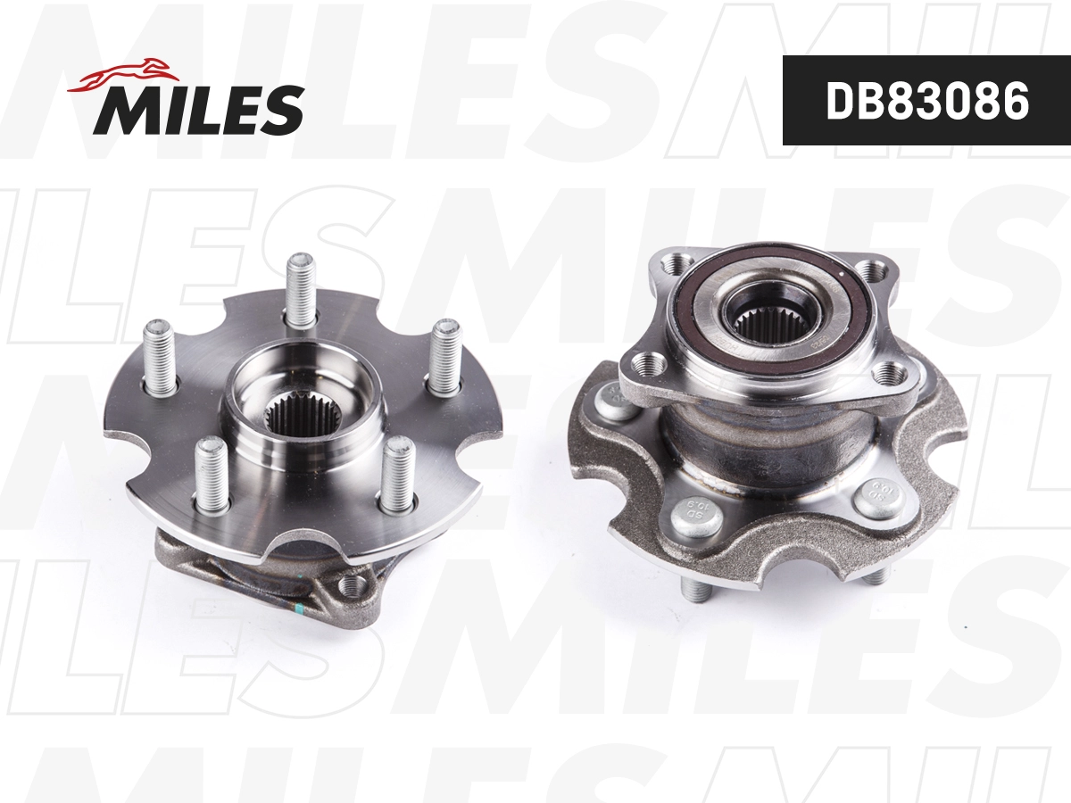 Комплект подшипника ступицы колеса MILES DB83086