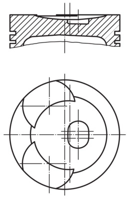 Поршень MAHLE/KNECHT 001 92 02