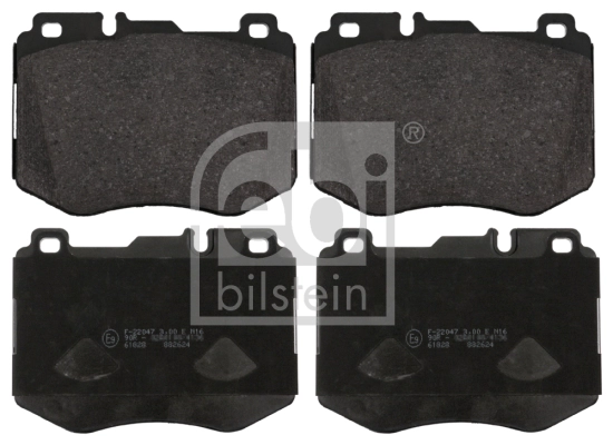Комплект тормозных колодок дисковый тормоз FEBI BILSTEIN 16986