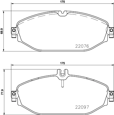 Комплект тормозных колодок дисковый тормоз HELLA/BEHR/PAGID 8DB 355 021-921