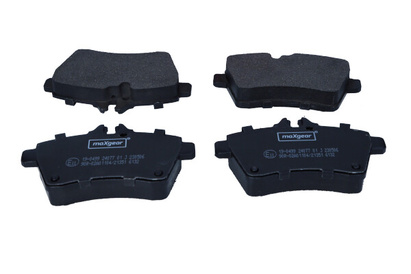 Комплект тормозных колодок дисковый тормоз MAXGEAR 19-0499