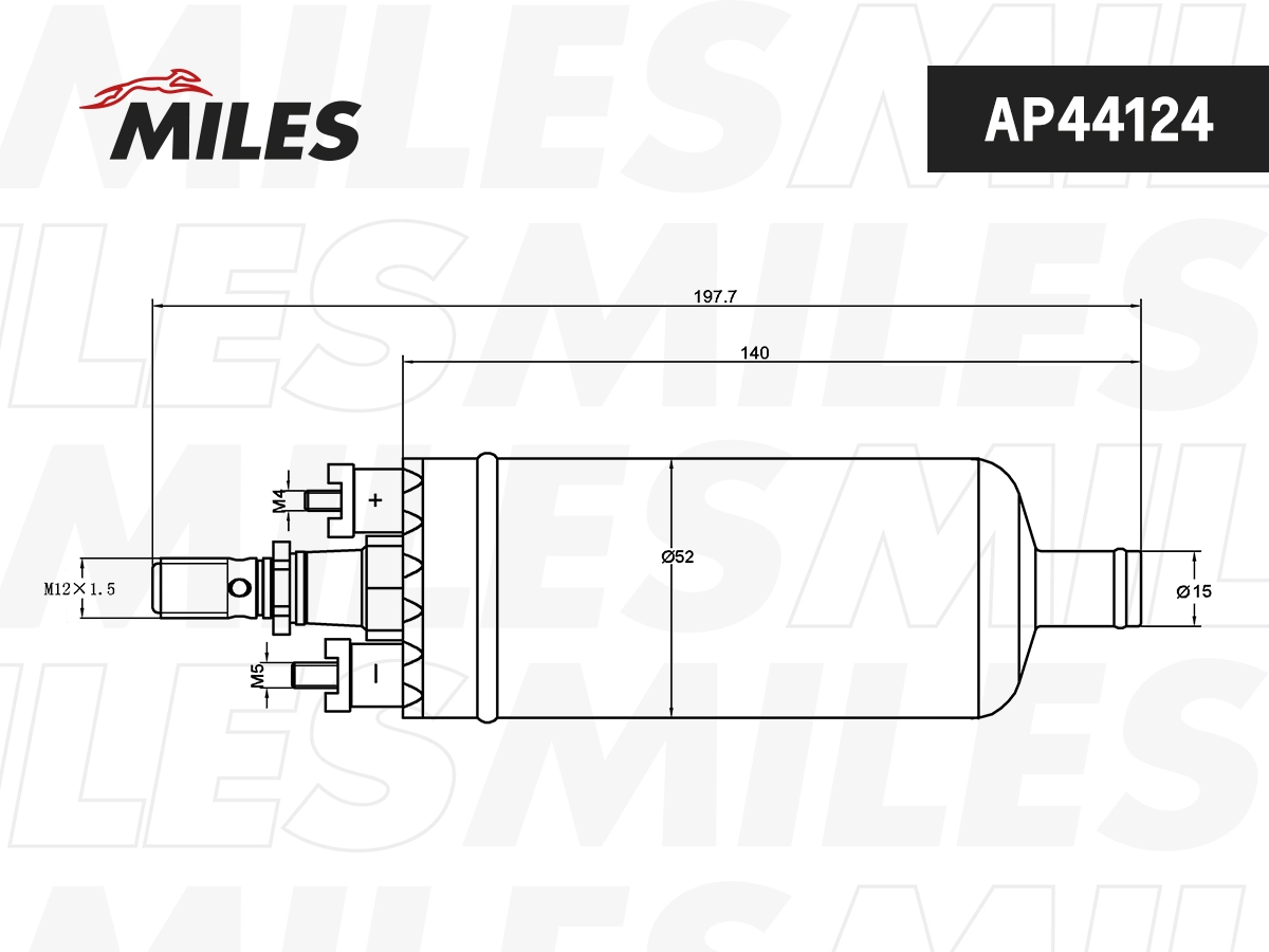 Топливный насос MILES AP44124