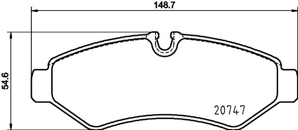 Комплект тормозных колодок дисковый тормоз HELLA/BEHR/PAGID 8DB 355 036-861