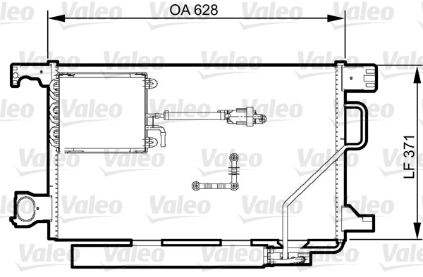 Конденсатор кондиционер VALEO 814368