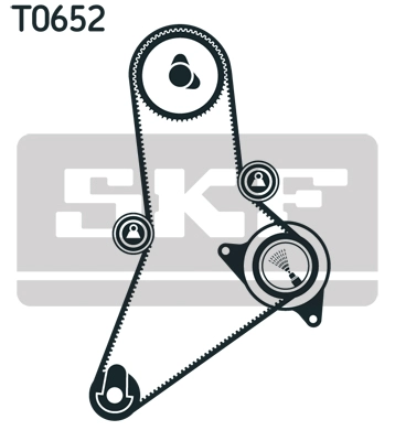 Комплект ремня грм SKF VKMA 02383