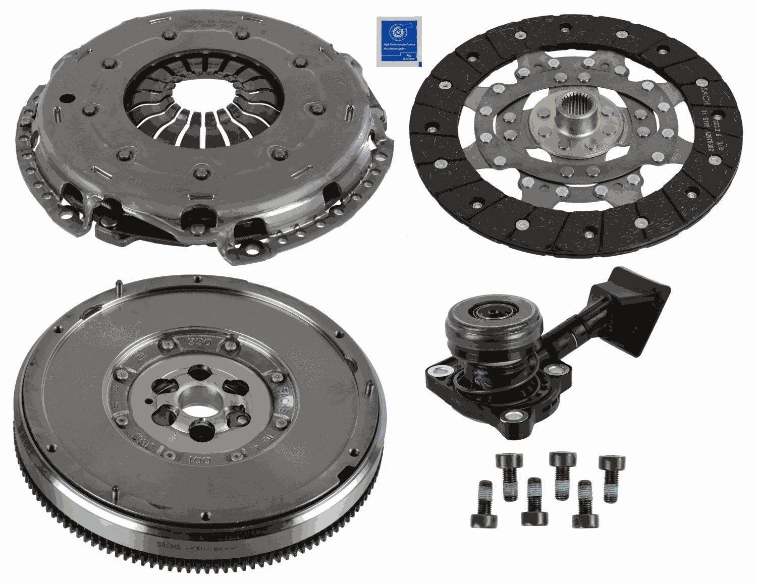 Комплект сцепления zms modul xtend plus csc SACHS 2290 601 156