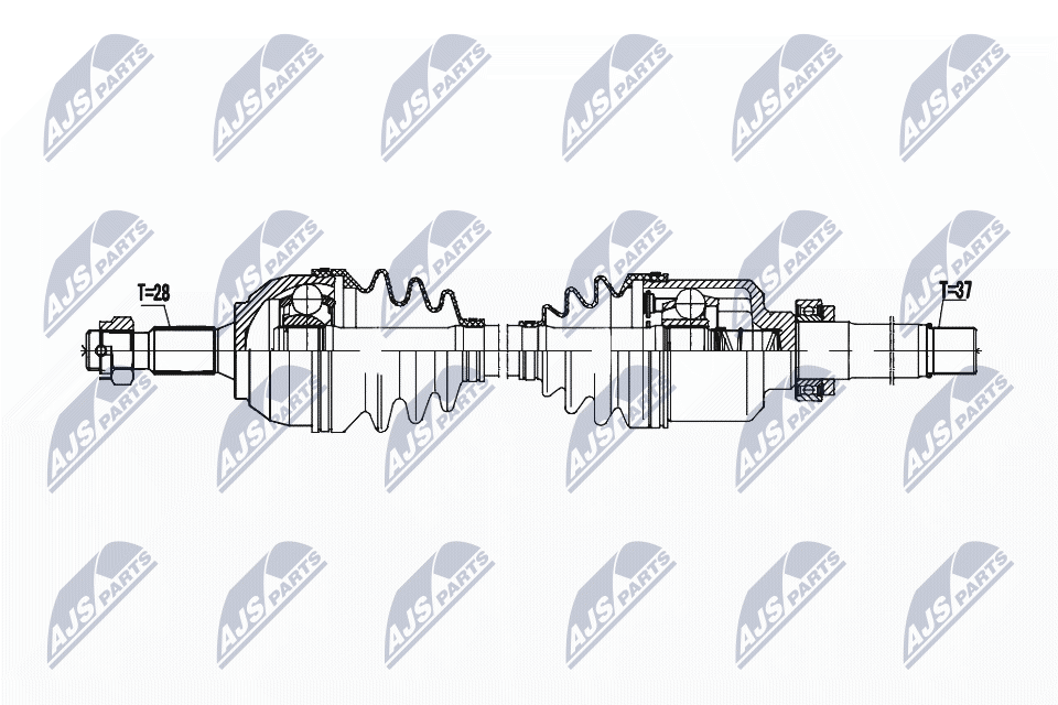 Приводной вал NTY NPW-PE-095