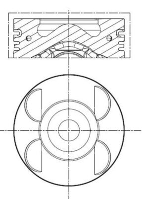 Поршень MAHLE/KNECHT 001 PI 00105 002