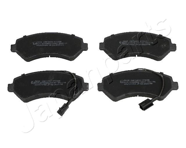 Комплект тормозных колодок дисковый тормоз JAPANPARTS PA-0649AF