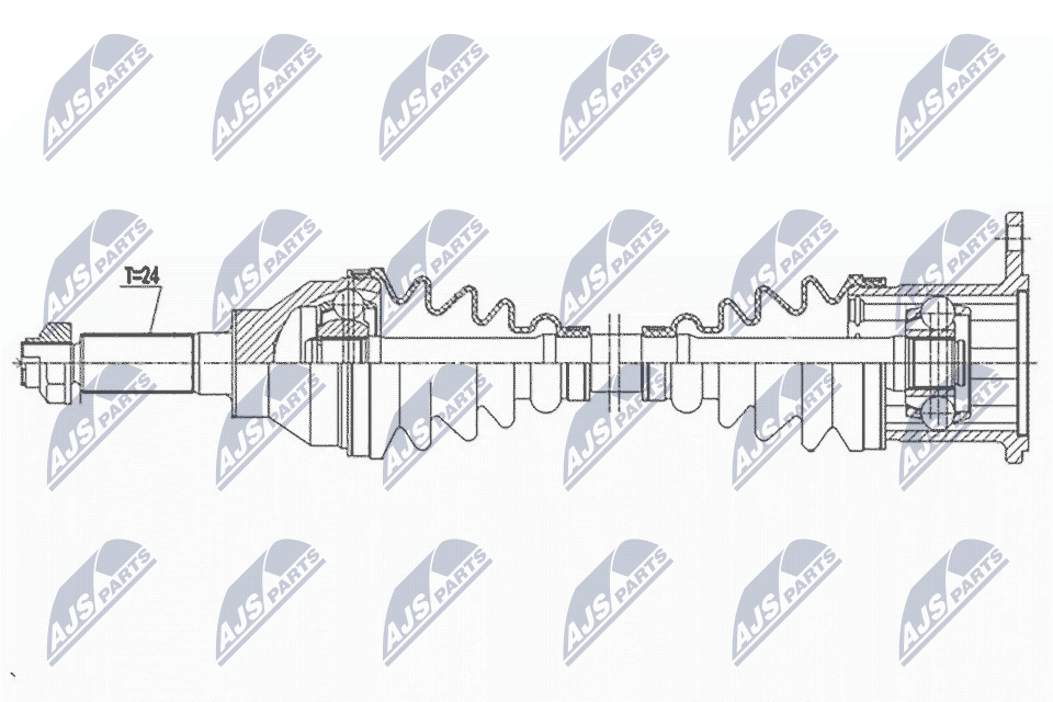 Приводной вал NTY NPW-SU-046