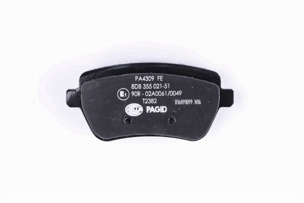 Комплект тормозных колодок дисковый тормоз HELLA/BEHR/PAGID 8DB 355 021-511