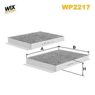 Фильтр воздух во внутренном пространстве WIX WP2217