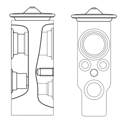 Расширительный клапан кондиционер behr MAHLE/KNECHT AVE 7 000S