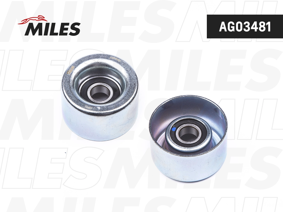 Натяжной ролик поликлиновой ремень MILES AG03481