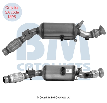 Сажевый / частичный фильтр система выхлопа ог approved BM CATALYSTS BM11461H